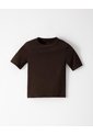 Camiseta Slim Rib Algodón Chocolate Mujer Chocolate de Gef