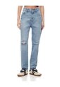 Jean Mom Alto Medio índigo Medio Mujer Azul Oscuro de Gef