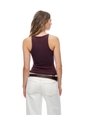 Camiseta Esqueleto Slim Vinotinto Mujer Violeta de Gef