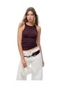 Camiseta Esqueleto Slim Vinotinto Mujer Violeta de Gef