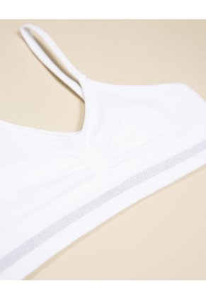 Top Niña Seamless Blanco Blanco