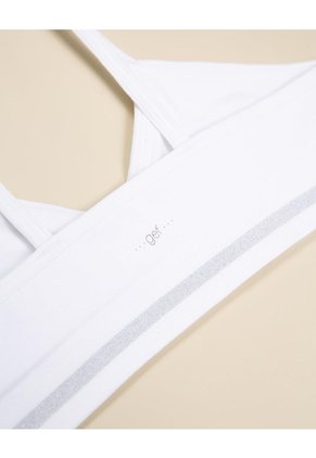 Top Niña Seamless Blanco Blanco
