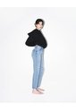 Jean Mom Alto Medio índigo Medio Mujer Azul Oscuro de Gef