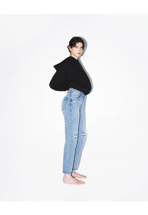 Jean Mom Alto Medio índigo Medio Mujer Azul Oscuro