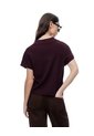 Polo Regular Vinotinto Mujer Violeta de Gef