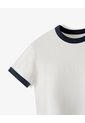 Camiseta Regular Manga Corta Vainilla Niño Beige de Gef