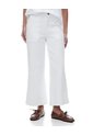 Jean Culotte Tiro Medio Blanco Mujer Blanco de Gef