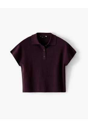 Polo Regular Vinotinto Mujer Violeta