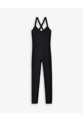 Enterizo Deportivo Secado Rápido Negro Mujer Negro