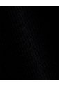 Camiseta Slim Rib Algodón Negra Mujer Negro de Gef