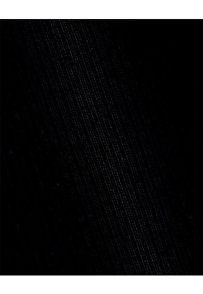 Camiseta Slim Rib Algodón Negra Mujer Negro
