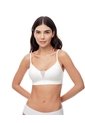 Top Soporte Medio Seamless Copas Removibles Blanco Mujer Blanco de Gef