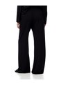 Pantalón Wide Leg Tiro Medio Negro Mujer Negro de Gef