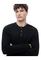 Camibuzo Regular Algodón Negra Hombre Negro de Gef