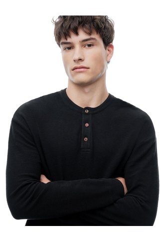Camibuzo Regular Algodón Negra Hombre Negro Gef