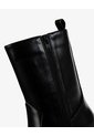 Botas Tipo Western Tacón Medio Negras Mujer Negro de Gef