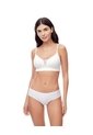 Top Soporte Medio Seamless Copas Removibles Blanco Mujer Blanco de Gef
