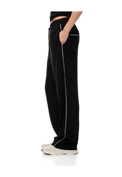 Pantalón Tiro Alto Liviano Negro Mujer Negro