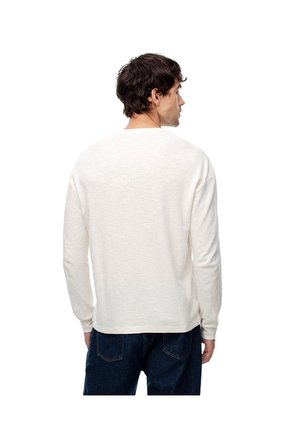 Camibuzo Regular Algodón Vainilla Hombre Beige