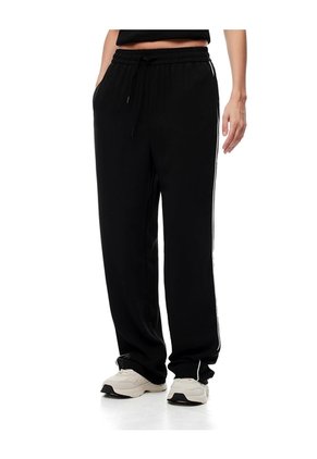 Pantalón Tiro Alto Liviano Negro Mujer Negro
