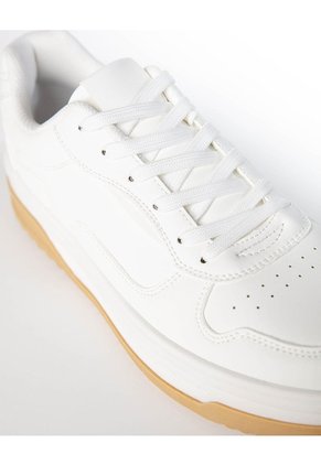 Tenis Casuales Blancos Hombre Blanco