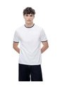 Camiseta Regular Algodón Jersey Azul Hombre Blanco de Gef