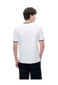 Camiseta Regular Algodón Jersey Azul Hombre Blanco de Gef