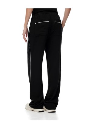 Pantalón Tiro Alto Liviano Negro Mujer Negro
