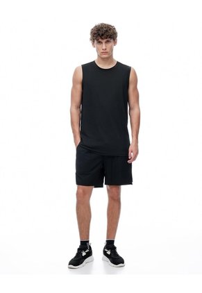 Camisilla Deportiva Antibacterial Negra Hombre Negro