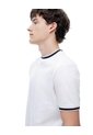 Camiseta Regular Algodón Jersey Azul Hombre Blanco de Gef