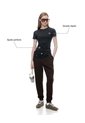 Camiseta Deportiva Secado Rápido Negra Mujer Negro de Gef