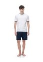 Camiseta Regular Algodón Jersey Azul Hombre Blanco de Gef