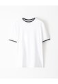 Camiseta Regular Algodón Jersey Azul Hombre Blanco de Gef