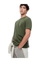 Camiseta Oversize Algodón Verde Hombre Verde de Gef