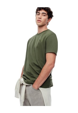 Camiseta Oversize Algodón Verde Hombre Verde Gef