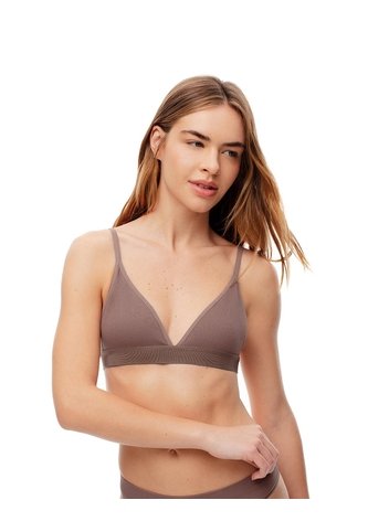 Top Soporte Medio Seamless Café Mujer Cafe Gef