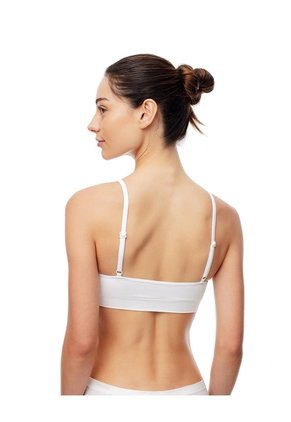 Top Soporte Medio Seamless Blanco Mujer Blanco