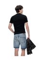 Bermuda Denim Regular índigo Medio Hombre Azul de Gef