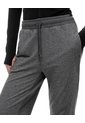 Pantalón Relax Tiro Medio Algodón Gris Mujer Gris de Gef