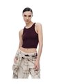 Camiseta Slim Vinotinto Mujer Violeta de Gef