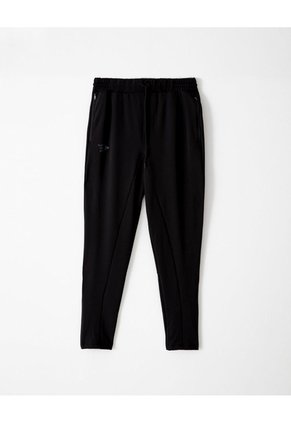 Pantalón Deportivo Control Humedad Negro Hombre Negro