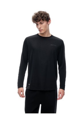 Camibuzo Deportivo Secado Rápido Negra Hombre Negro