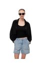 Short Tiro Alto Denim índigo Medio Mujer Azul de Gef