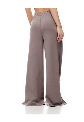 Pantalón Tiro Alto Café Mujer Cafe