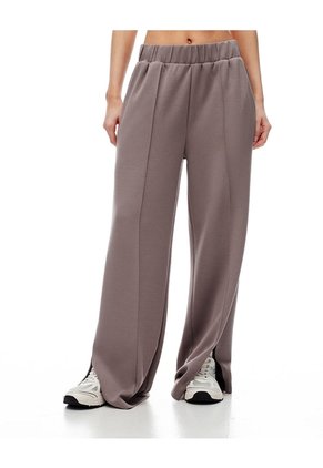 Pantalón Tiro Alto Café Mujer Cafe