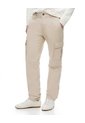 Pantalón Cargo Slim Algodón Habano Hombre Marron de Gef