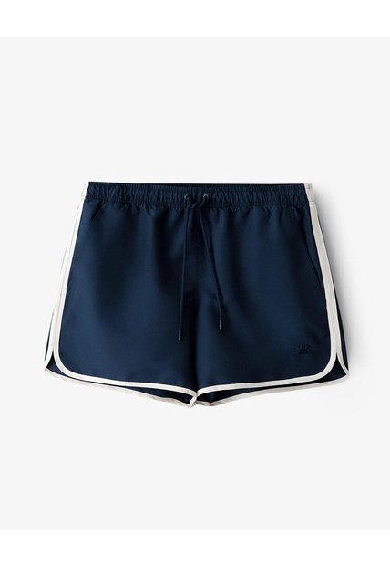 Pantaloneta De Baño Azul Hombre Azul
