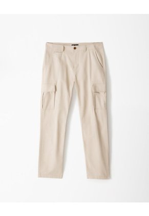 Pantalón Cargo Slim Algodón Habano Hombre Marron