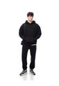 Buzo Tipo Hoddie Negro Hombre Negro de Gef
