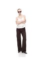Jean Wide Leg Tiro Alto Chocolate Mujer Chocolate de Gef